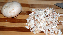 порезать грибы  для рецепта куриные грудки фаршированное куриное филе